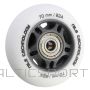 Nils Extreme PU 70x24 82A WHITE MAT (4 st.) + ABEC-9 (8 szt.) KOMPLEKTS