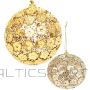 Christmas Decoration DECORATIVE BALL WITH SEQUINS 8CM CHAMPAGNE