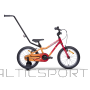 Bērnu velosipēds TABOU Rocket FR, 16'' sarkandzeltens