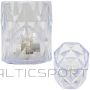 Koopman MINI DECORATIVE LAMP 6 CM TRANSPARENT WARM WHITE 1 LED