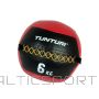Pildīta bumba Tunturi Wall Ball 6 kg, sarkana