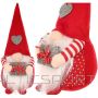 Saska Garden SANTA DWARF WITH A GIFT 30CM