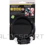 Dunlop SPIRAL BICYCLE LOCK WITH CODE 10MMx65CM BLACK