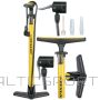 Dunlop velosipēdu un darbnīcas sūknis 174 PSI (12 bar) dzeltens