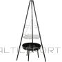 Dārza grils uz statīva ar trīs kājām, 52 cm, BBQ Line
