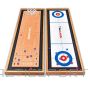 Shuffelboard spēle 3 in 1 + krelings + boulings