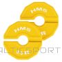 HMS TSN50 PLĀKSNE SPĒKA UN FITNESA TRENIŅU PĀRKĀJUMA VEIDS 2 x 0,5 KG