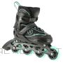 NILS EXTREME NA11008 Inline skrituļslidas, melnas-mētas, L (39-42)