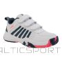 Tennis shoes for kids K-SWISS COURT EXPRESS 2 STRAP white/stargazer EU31