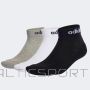 Skarpety adidas Linear Ankle Cushioned 3PP IC1304 / multikolor / 37-39