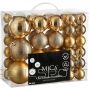 Edelman DECORATIVE PLASTIC BAUBLE SAFE 46 PCS MICA COPPER