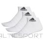 Adidas Light Ank 3PP DZ9435 zeķes / Balta / 43-45