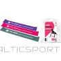 Pure 2 Improve FITNESS CROSSFIT MINI BAND VINGRINĀJUMU IZTURĪBAS KOMPLEKTS 3GAB SIEVIETĒM