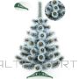 Saska Garden Ziemassvētku eglīšu līnija Klara Snow 70cm