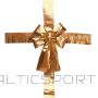Christmas Decoration DOOR BOW 33x10x42CM RIBBON 4.3M GOLD