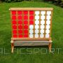 Spēle Četri RIndā 4 rindā Holz Bi-Ba-Butze "Four in a Row" Board Game 90×90 cm