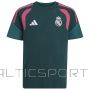 Adidas Real Madrid Sweat Tee KZ2483 krekliņš, 128 cm, zaļš