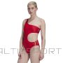 Adidas Originals Adicolor 3D Trefoil Swimsuit GJ7716 / 30 / sarkans