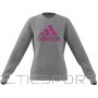 Adidas Džemperis Big Logo SWT meitenēm IC6118 / pelēks / 140 cm