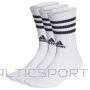 Adidas 3 svītras, polsterētas SPW CRW 3PP zeķes HT3458 (40-42)