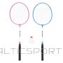 Nils NRZ001 TĒRAUDA/BADMINTONA KOMPLEKTS 2 RAKETES + SHUTTLECOCKS