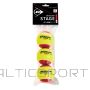 Tennis balls DUNLOP STAGE 3 3-polybag red