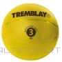 Весовой мяч Набивной мяч TREMBLAY 3кг D23см Желтый для метания