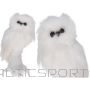 Christmas Decoration DECORATIVE OWL STANDING 18CM WHITE