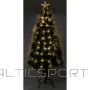 Christmas Decoration Dekoratīva optiskās šķiedras Ziemassvētku eglīte silti balta 90 cm