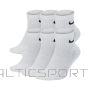 Nike Everyday Cushion Ankle 6Pak SX7669-100 zeķes (M (38-42))