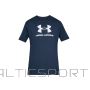 Under Armour Sportstyle Logo Tee 1329590-408 granatowe S (S)