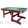 Biljarda galds Bilaro FunFold 6', (183x92cm), saliekams