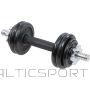 EB Fit čuguna hanteles 7 kg komplekts ar koferi