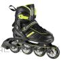 Nils Extreme NH18191 2IN1 melni/zaļi L izmēra (39-43) iekštelpu slidu kurpes/hokeja ledus slidu kurpes