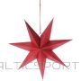 Christmas Gifts Dekoratīvā papīra zvaigzne 60cm sarkana