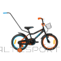 Bērnu velosipēds TABOU Rocket CS, 16'' melns/oranžs