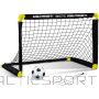 ENERO Saliekams futbola vārtu komplekts ar tīklu 91x61x61 cm, bumba un sūknis