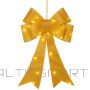 Koopman DECORATIVE BOW 60CM GOLD 25 LED