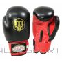 Boksa cimdi /Masters boksa cimdi - RPU-2A 01152-0302 (czarno - czerwone+6 oz)