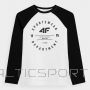 T-shirt 4FJSS23TLONM058 10S / white / 158 cm