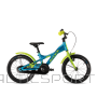 Bērnu velosipēds S´COOL XXlite, 16'' zils/zaļš