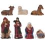 Christmas Decoration РОЖДЕСТВЕНСКИЕ ФИГУРКИ 7 ШТ. 6,5 СМ