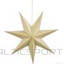 Papīra zvaigzne Ziemassvētku 60cm bēša dabīga