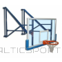 Pie sienas un jumta stiprināmas basketbola konstrukcija
