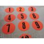 Flat field markers numbered 1-10 Yakimasport 100326 (N/A)