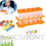 BS Lielās mēģenes statīvā un pipetes - komplekts (10+6)