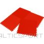 EVA Puzzle Mat 60x60 cm, 4 pcs, 12 mm, Enero, Red