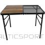 Enero Camp TŪRISMA SALOKAMAIS KEMPINGA GALDS 90X60X36/68CM TĒRAUDA REŽĪMS — KOKS