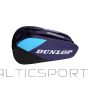 Tennis Bag DUNLOP FX CLUB 10 violet/black/cyan