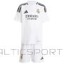 Adidas Футбольная форма Real Madrid 24/25 Home Mini Jr IT5175 (98 см)